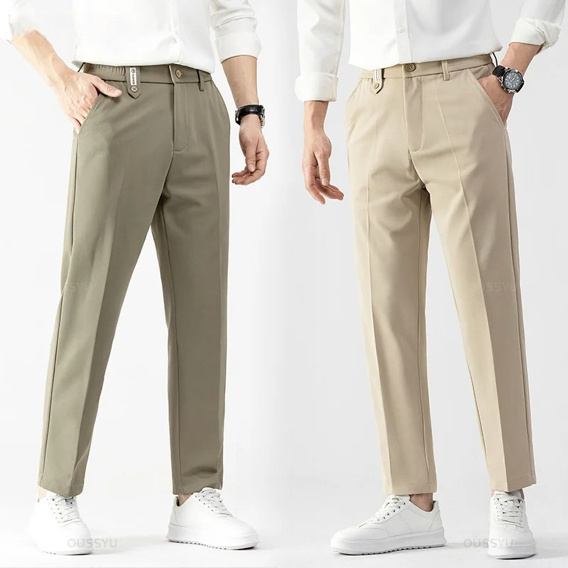 Men's Straight-Leg Dress Pants – Slim Fit