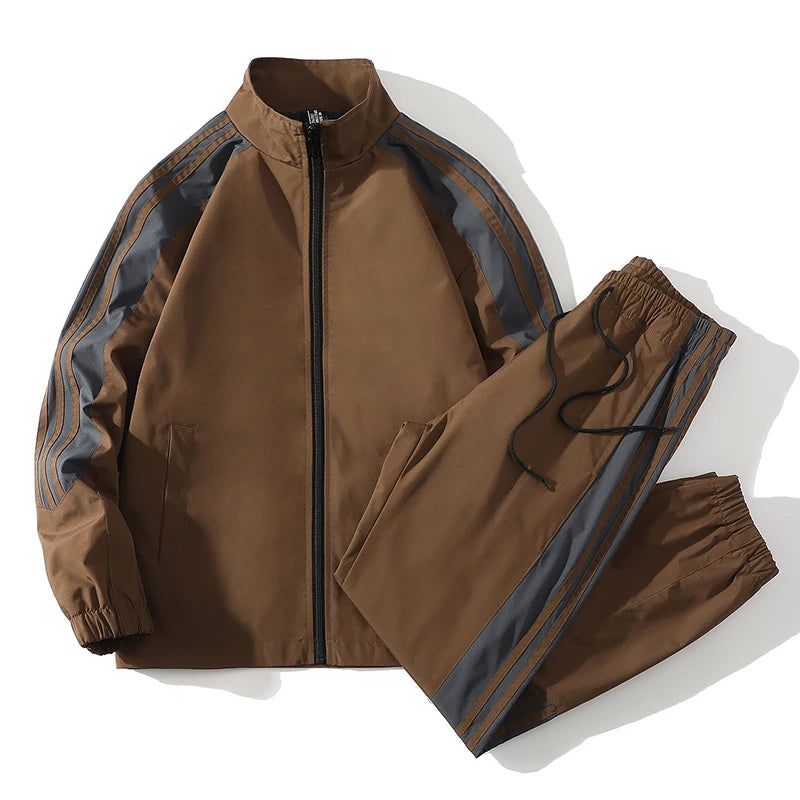 Harlow Full-Zip Jogger Set – Men's 2-Piece Tracksuit