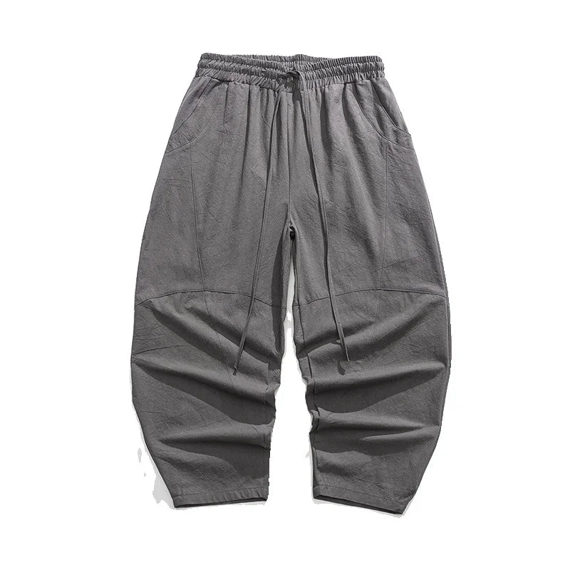 Camden Wide-Leg Cotton Pants