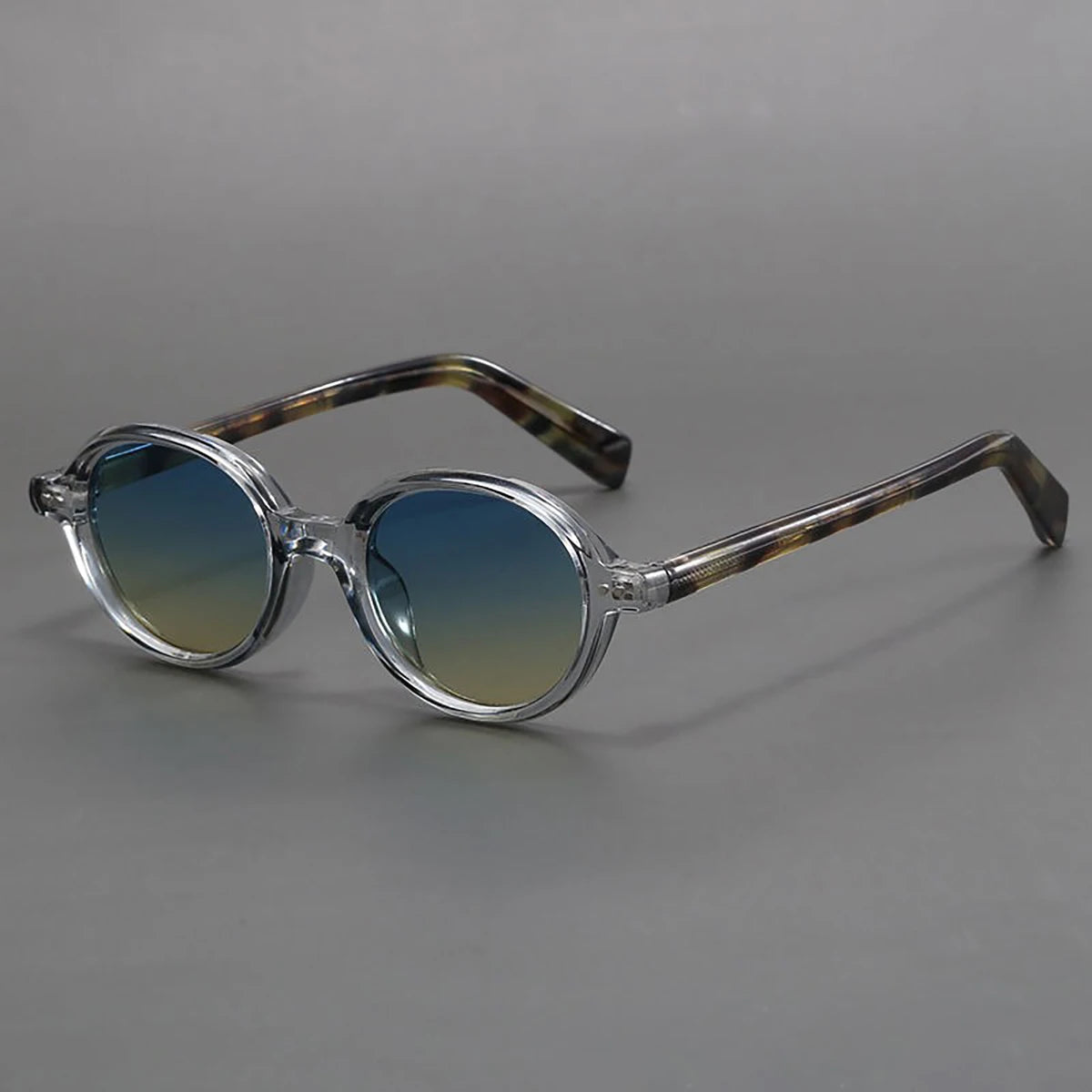 Men's Round Frame UV400 Sunglasses
