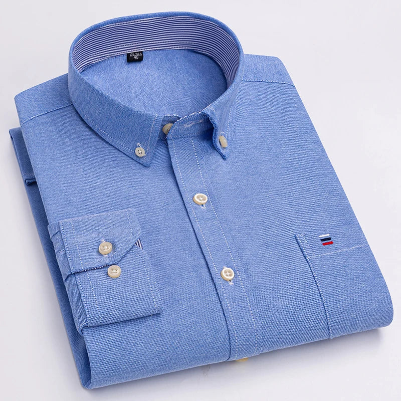 Andaro Cotton Button-Down Dress Shirt