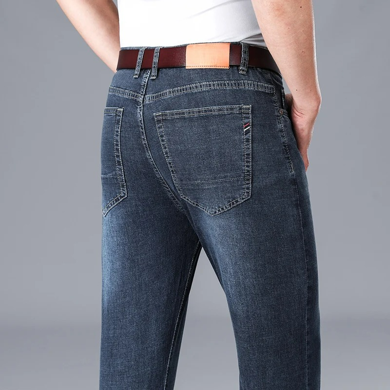 Brennan Stretch Slim Fit Tapered Denim Jeans